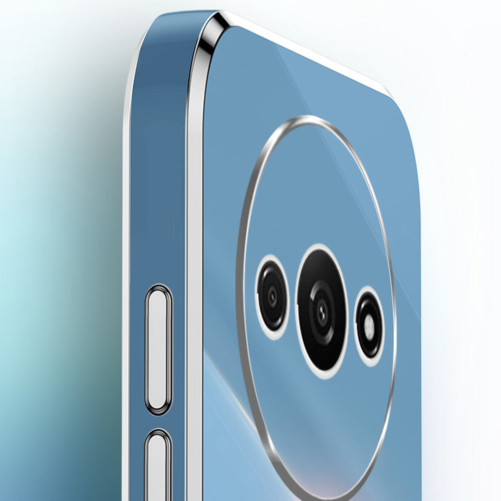 XINLI For Xiaomi Redmi A3 / Poco C61 4G TPU Case Precise Cut-outs Lens Protection Electroplating Phone Cover XINLI For Xiaomi Redmi A3 / Poco C61 4G TPU Case Precise Cut-outs Lens Protection Electroplating Phone Cover